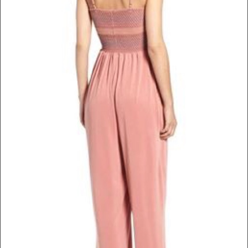 Nordstrom Smocked Jersey Jumpsuit - Picture 2 of 3